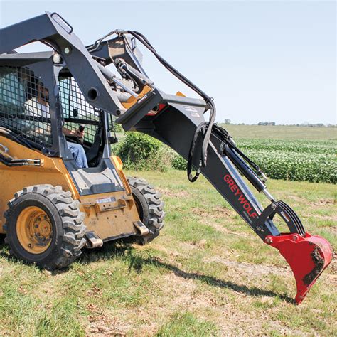 skid steer excavation|backhoe attachment for skid steer.